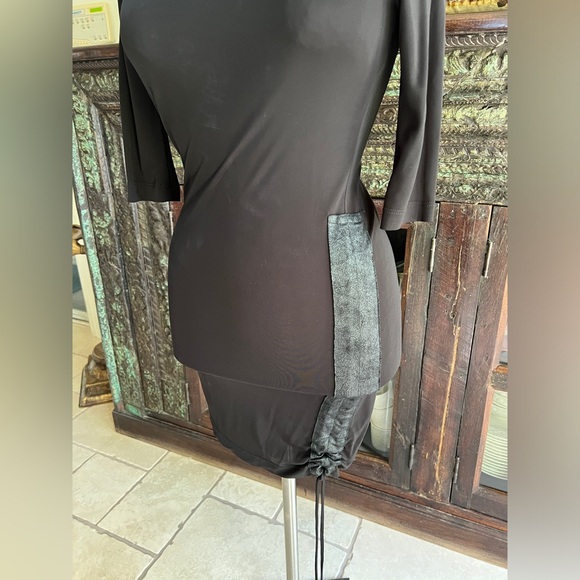 SW3 Bespoke Long Sleeve Bodycon Dress with drawstring - Picture 3 of 8